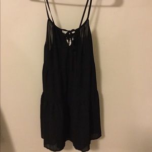 Kendall & Kylie Sheer Black Dress